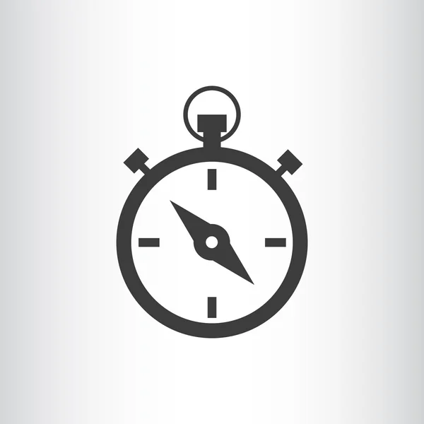 Eenvoudige stopwatch web pictogram — Stockvector