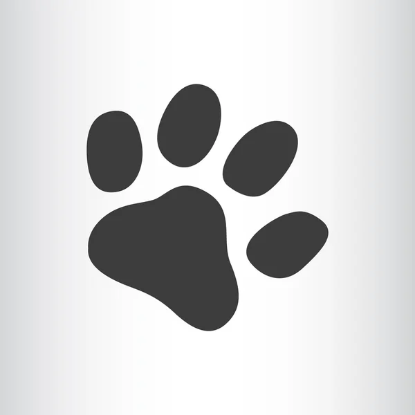 Paw, web icon — Stock Vector