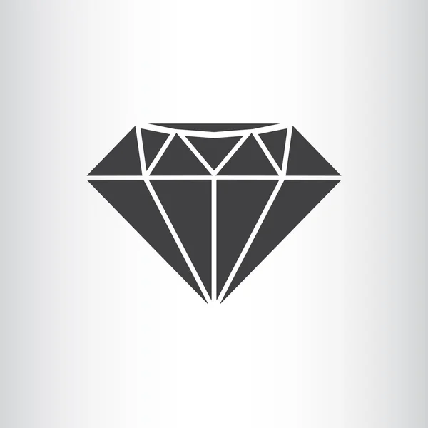 Diamant, web ikony — Stockový vektor