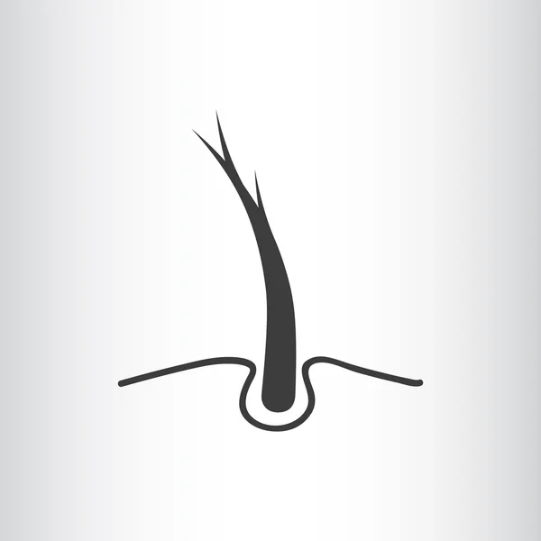 Cheveux, icône Web — Image vectorielle