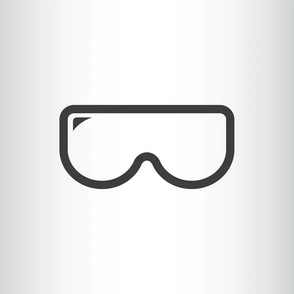 Scuba mask web icon — Stock Vector