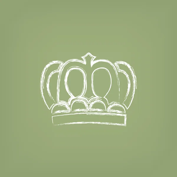 Icono de corona, concepto vip — Vector de stock