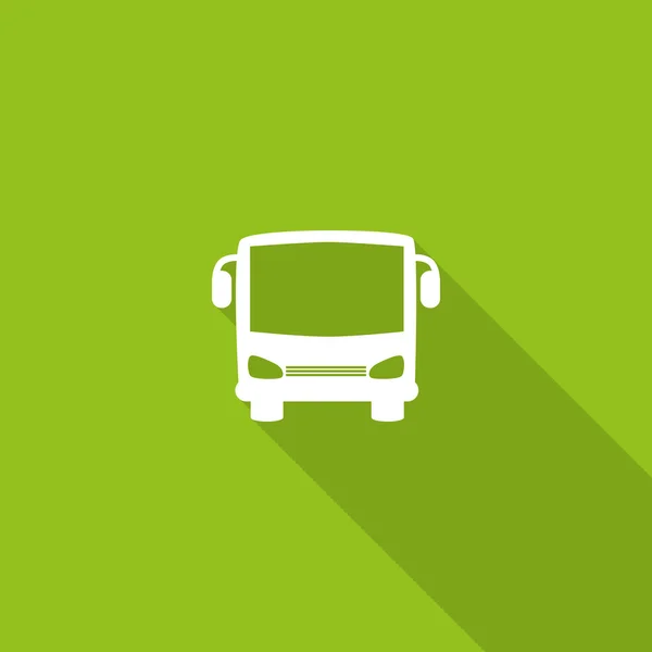 Autobus ikona na białym tle — Wektor stockowy