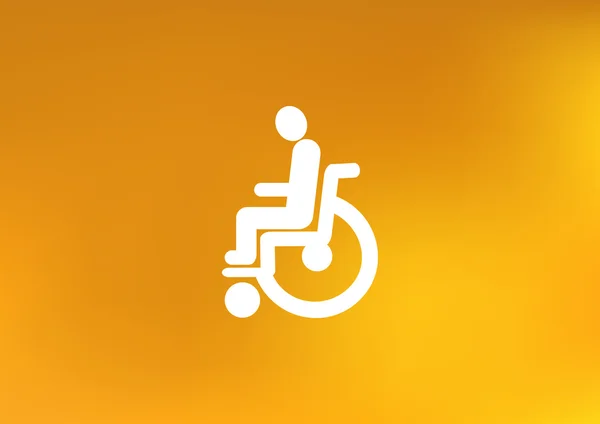 Behinderte, Web-Ikone — Stockvektor