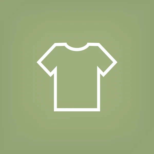 Icône web T-shirt — Image vectorielle