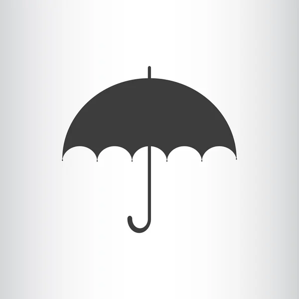 Simple outline umbrella — Stock Vector