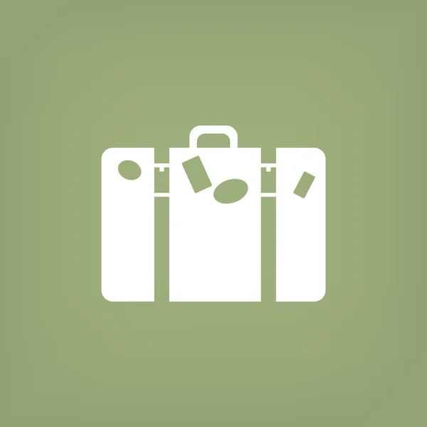 Bolsa de turismo icono web — Vector de stock