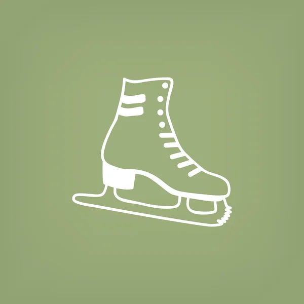 Icône web chaussures de skate — Image vectorielle