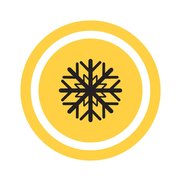 Snowflake ícone web simples, ilustração vetor esboço —  Vetores de Stock