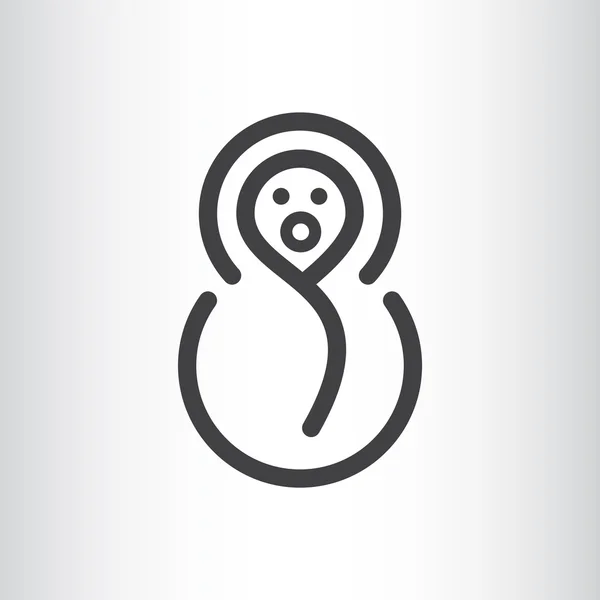 Símbolo do bebê, web design — Vetor de Stock