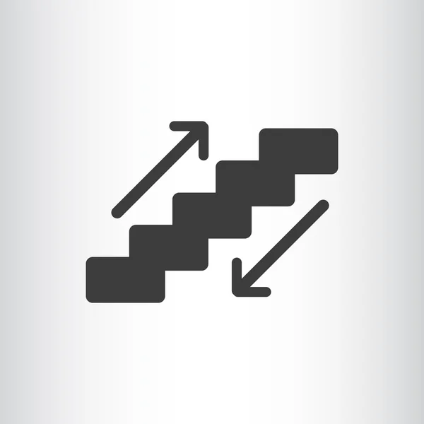 Staircase, web icon — Stock Vector
