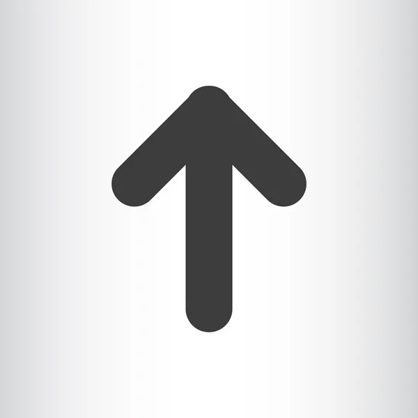 Flecha apuntando hacia arriba icono — Vector de stock