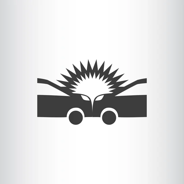 Auto accident icon — Stock Vector