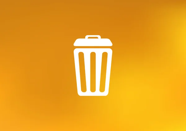 Trash can icon — Stock Vector