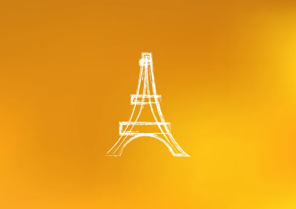 Torre Eiffel, icono web — Archivo Imágenes Vectoriales