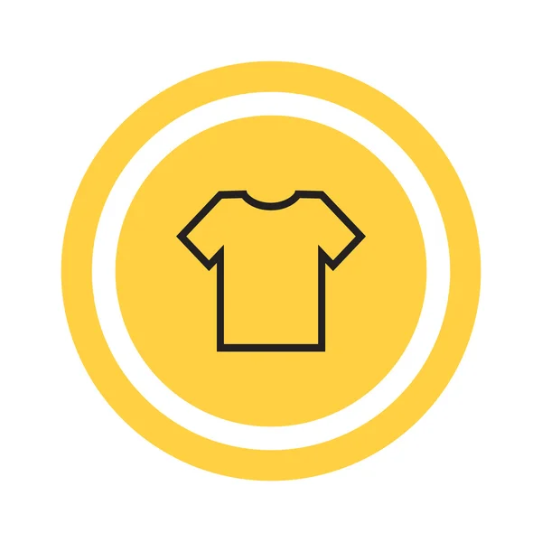 Einfaches T-Shirt Web-Symbol — Stockvektor
