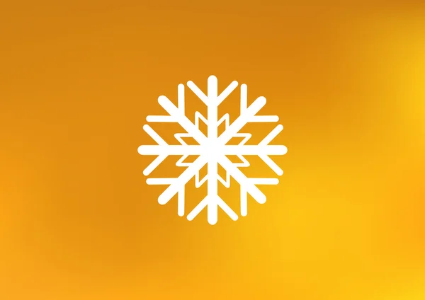 Snowflake, web icon — Stock Vector