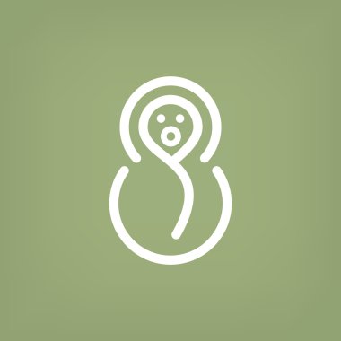 Yeni doğan bebek kundak-giysili