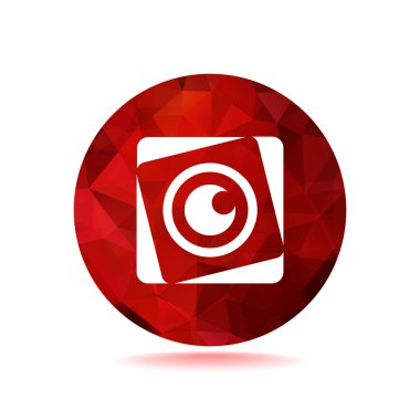 Objektif göz web simgesi