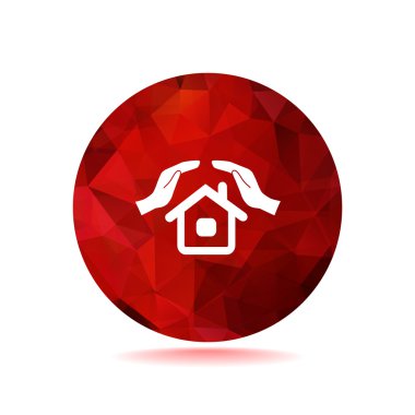 Eller basit simgesi olan ev