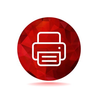 Kağıt web simgesi ile çalışma yazıcı