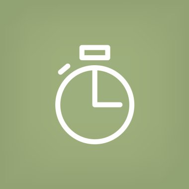 Basit kronometre web simgesi