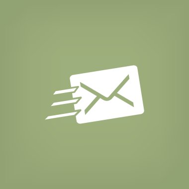 Basit anahat zarf illüstrasyon