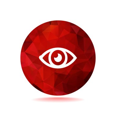 İzlerken göz web simgesi