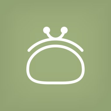 Basit cüzdan web simgesi