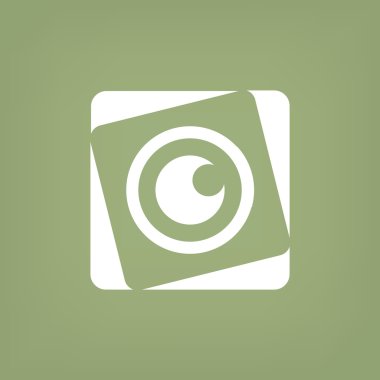 Objektif göz web simgesi