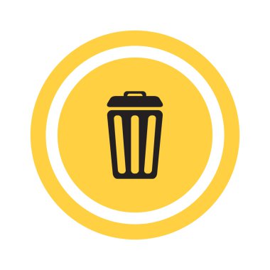 Atık kutusu basit web simgesi