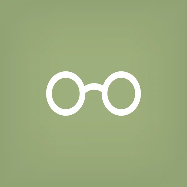 Ikona retro okulary zaokrąglone — Wektor stockowy