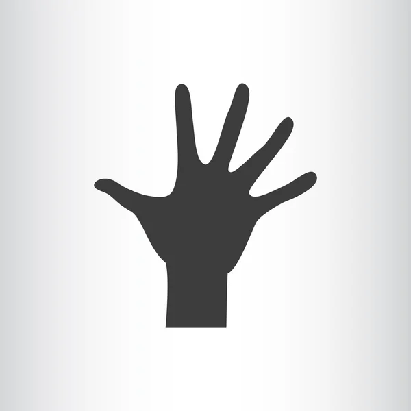 Hand web icon — Stock Vector