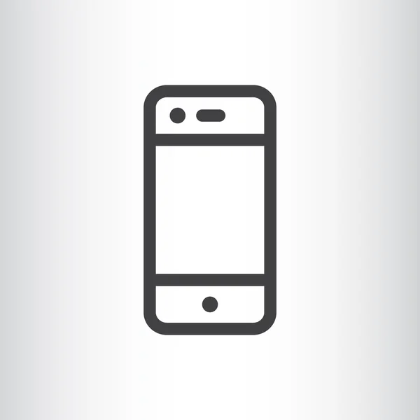 Mobiele telefoon web pictogram — Stockvector