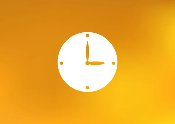 Reloj simple icono web — Vector de stock