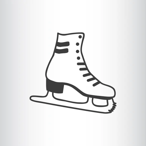 Skates, Web-Ikone — Stockvektor