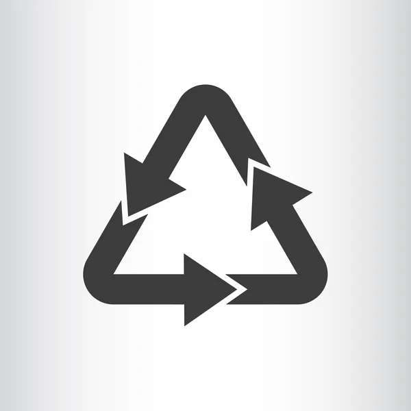 Sign waste processing icon — Stock Vector