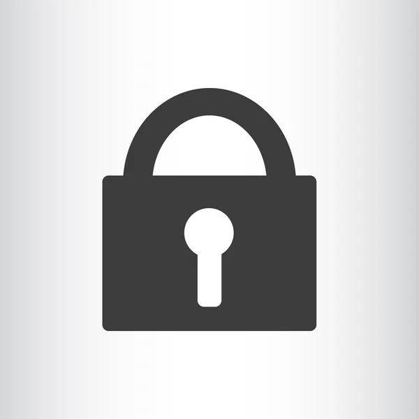 Simple lock icon — Stock Vector