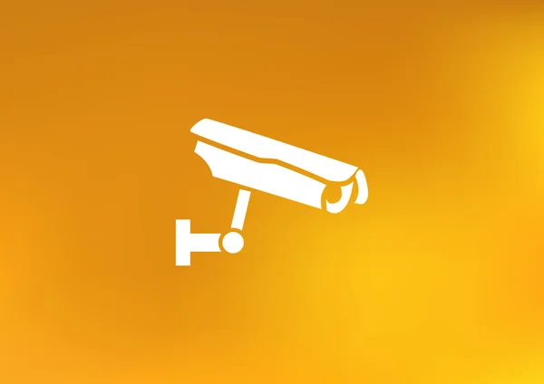 Cctv, web pictogram ondertekenen — Stockvector