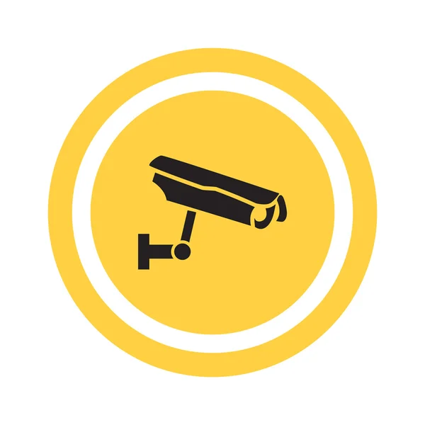 Cctv, web pictogram ondertekenen — Stockvector