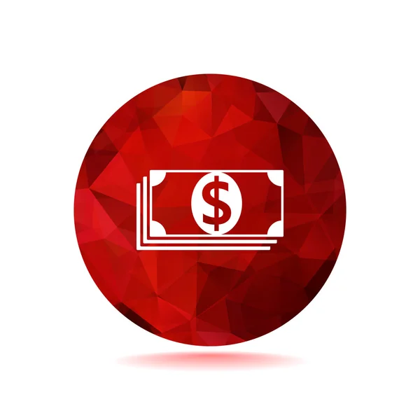 Web icon of money — Stock Vector