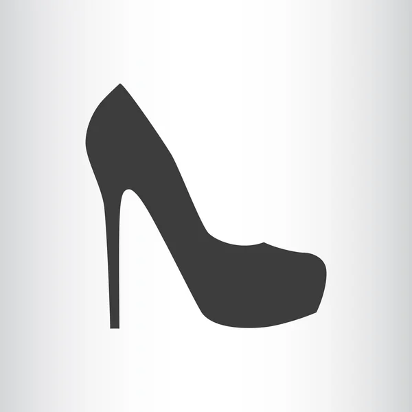 Scarpe donna, icona web — Vettoriale Stock