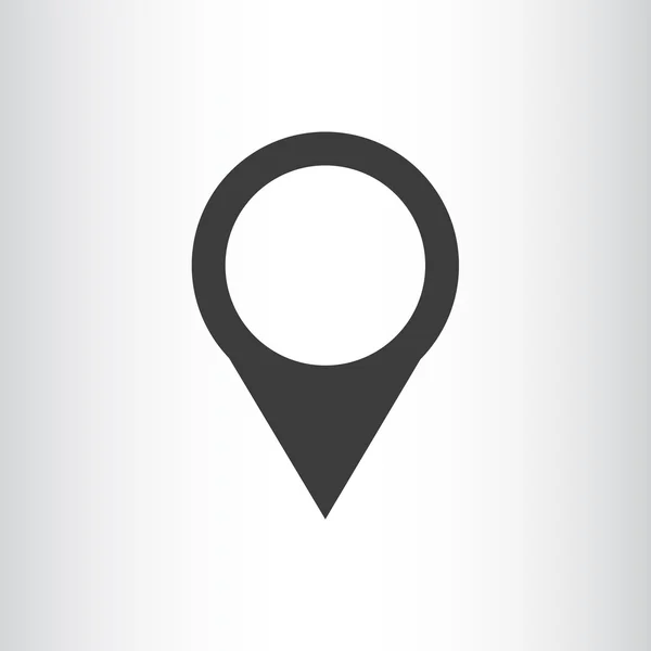 Mapa puntero icono web — Vector de stock
