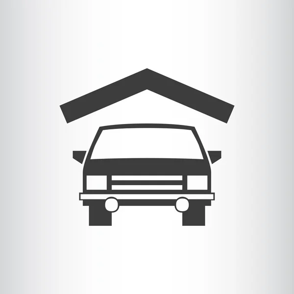 Web アイコン garaged 車 — ストックベクタ