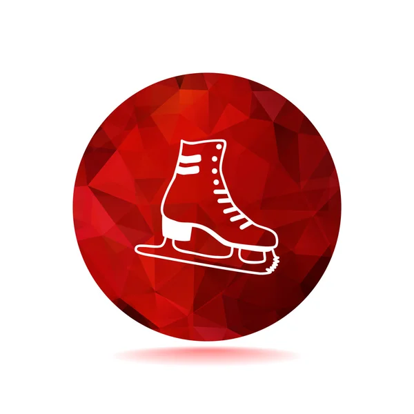 Icône web Skate — Image vectorielle