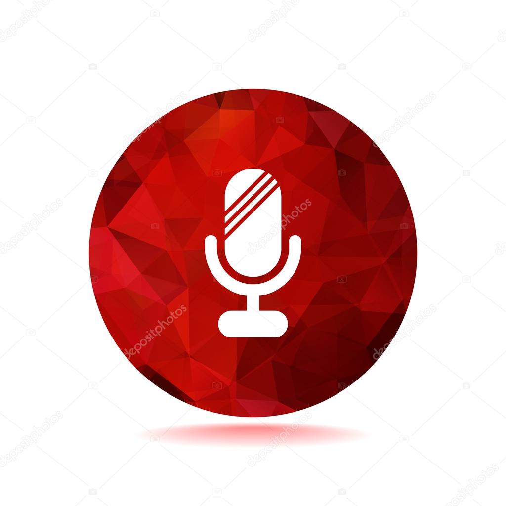 Web microphone icon