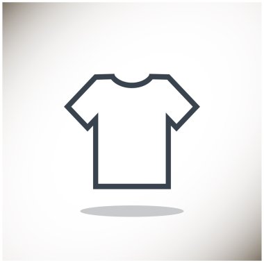 E-ticaret için T-shirt web simgesi