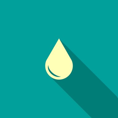 Sıvı damlacık basit web simgesi