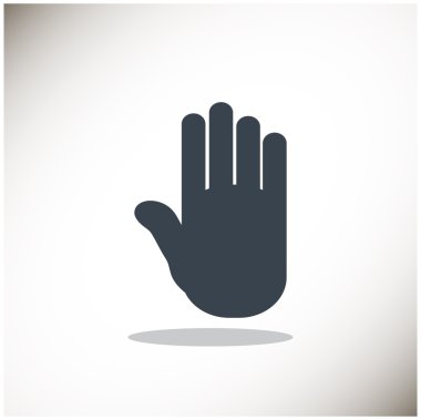 İnsan palm web simgesi