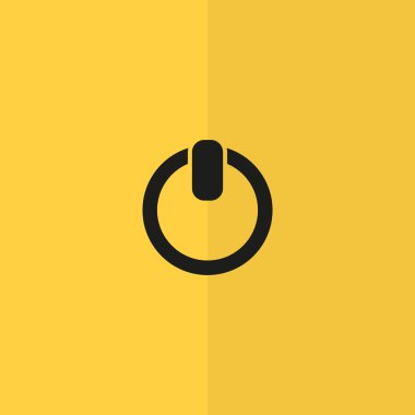 Güç buttton basit web simgesi